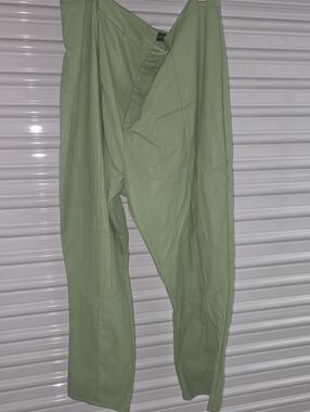 PrettyLittleThing Sage Green Boot Cut Trousers